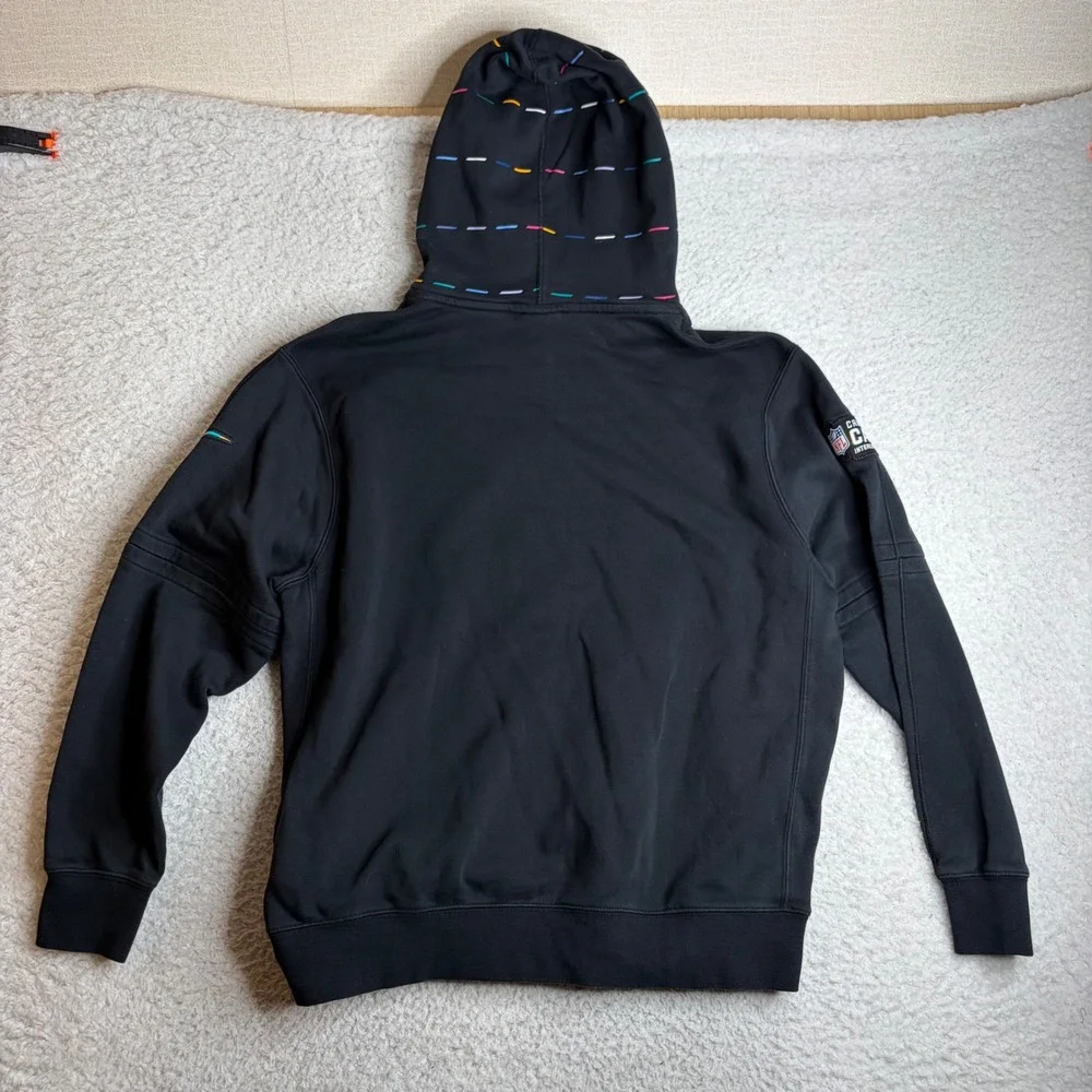 Nike NFL Kansas City Chiefs Crucial Catch Hoodie Black 01EZ-00A L